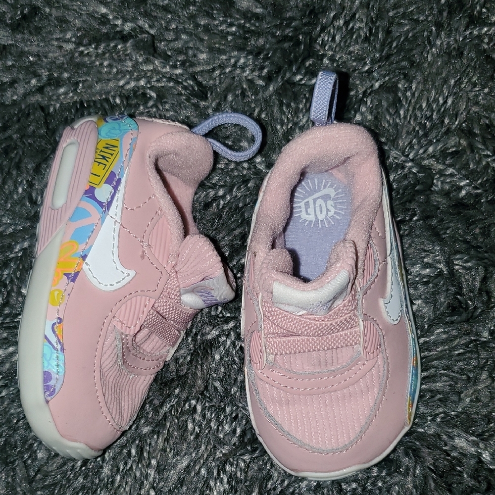 Nike Pink Crib Shoes